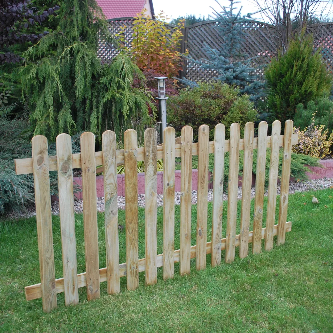 Płotek sztachetowy prosty