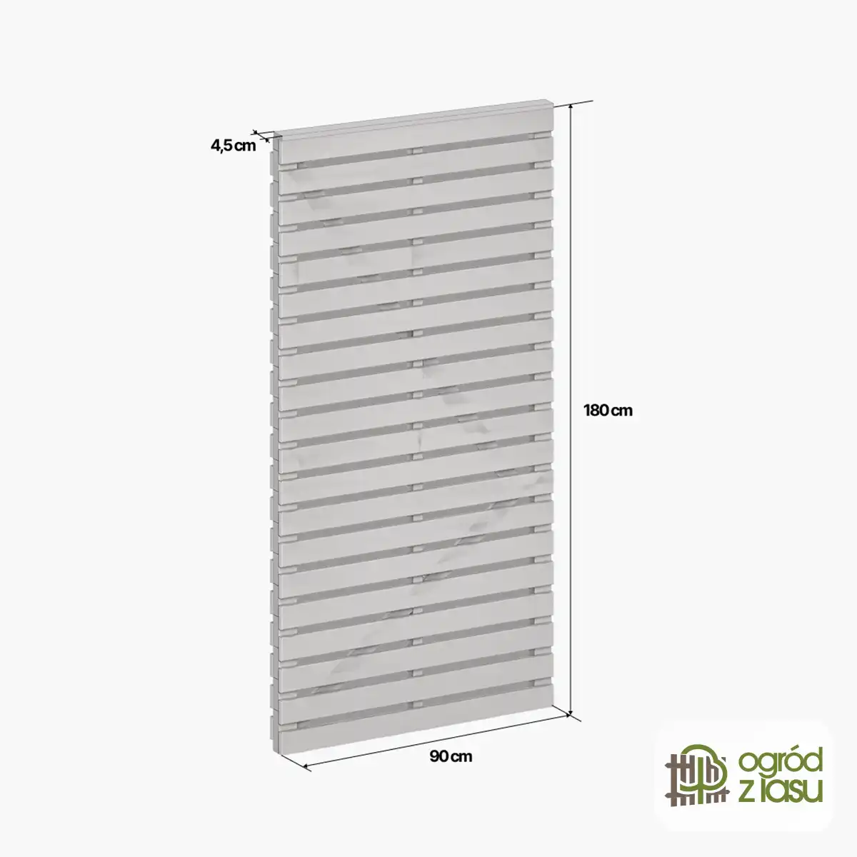 Furtka Borowy Szlak naturalna 180cm x 90cm x 4,5cm